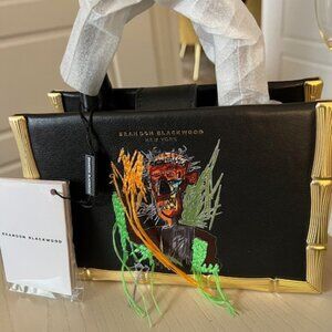 Limited Edition Jean Michel Basquiat leather bag